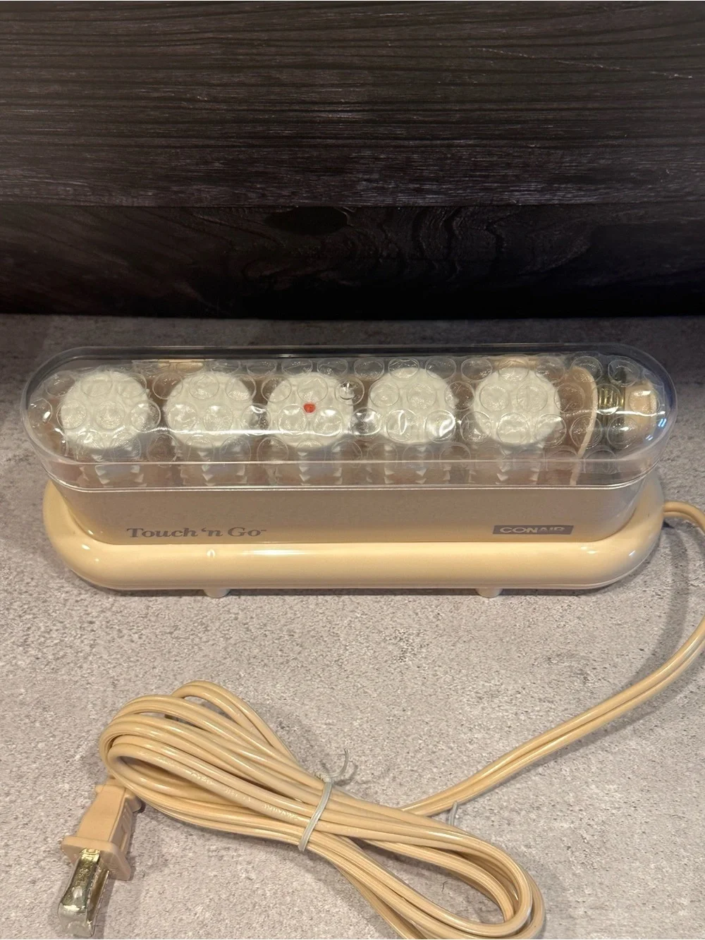 1990s Conair Touch ’n Go Travel Hot Rollers 5 Curlers Clips Tested - Vintage